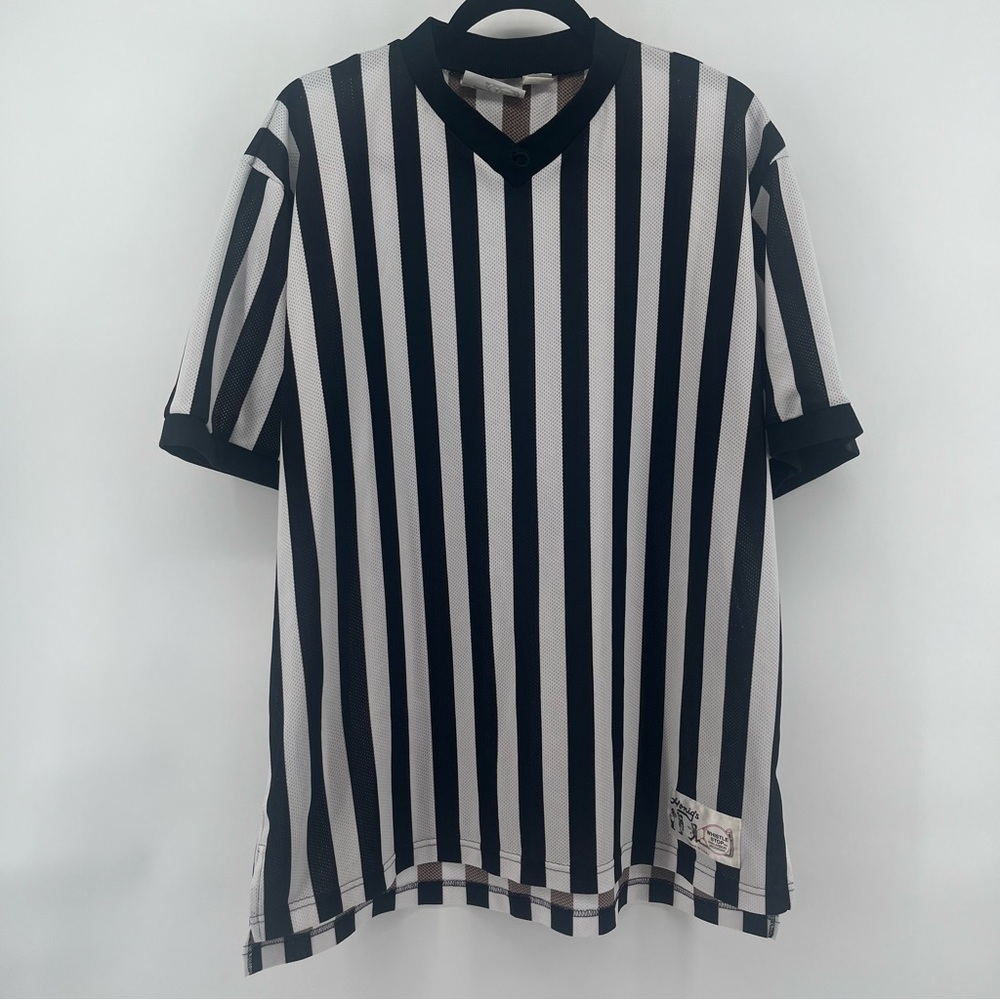 Vintage Honig's Referee Shirt Short Sleeve XXL Whistle Stop Ann Arbor Michigan